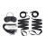 Эротический набор 4PC Bondage Bed Strap   Flogger Kit - Lux Fetish - купить с доставкой в Костроме