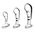 Набор из 3 стальных стимуляторов простаты Stainless Steel P-spot Training Set - b-Vibe - в Костроме купить с доставкой