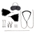 Большой эротический набор из 12 предметов Interchangeable Collar   Nipple Clips Set - Lux Fetish - купить с доставкой в Костроме