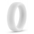 Белое люминесцентное эрекционное кольцо Silicone Glo Cock Ring - Blush Novelties - в Костроме купить с доставкой