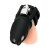 Черная клетка для пениса Silicone Small 2 in Cock Cage With Ball Divider - BlueLine - купить с доставкой в Костроме