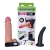 Страпон с 2 насадками и вибрацией UniStrap - 19 и 12 см. - LOVETOY (А-Полимер) - купить с доставкой в Костроме