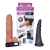 Страпон с 2 насадками и вибрацией UniStrap - 20 и 18 см. - LOVETOY (А-Полимер) - купить с доставкой в Костроме