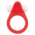 Красное эрекционное кольцо LIT-UP SILICONE STIMU RING 1 RED - Dream Toys - в Костроме купить с доставкой