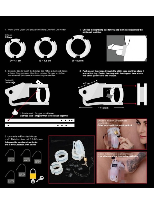 Набор для мужского пояса верности Cock Cage Set - Orion - купить с доставкой в Костроме