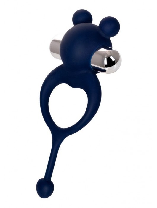 Синее виброкольцо с хвостиком JOS MICKEY - JOS - в Костроме купить с доставкой