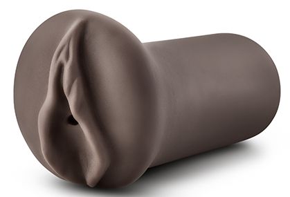 Коричневый мастубратор-вагина Nicole s Kitty - Blush Novelties - в Костроме купить с доставкой
