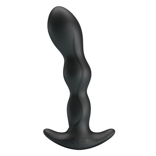 Черный анальный стимулятор простаты с вибрацией Special Anal Massager - 14,5 см. - Baile - в Костроме купить с доставкой