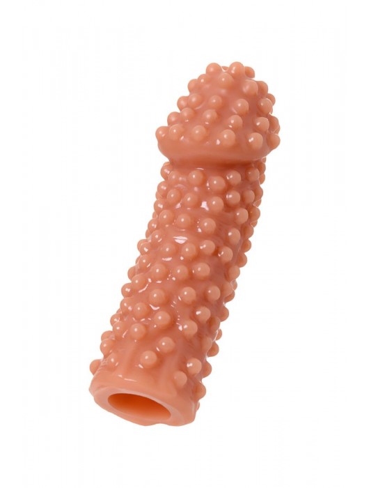 Телесная насадка на фаллос с бугорками KOKOS Extreme Sleeve 10 - 15,8 см. - KOKOS - в Костроме купить с доставкой