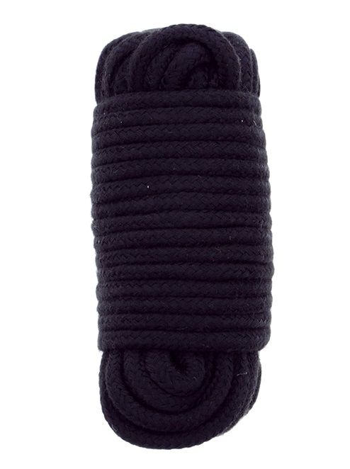 Черная веревка для связывания BONDX LOVE ROPE - 10 м. - Dream Toys - купить с доставкой в Костроме