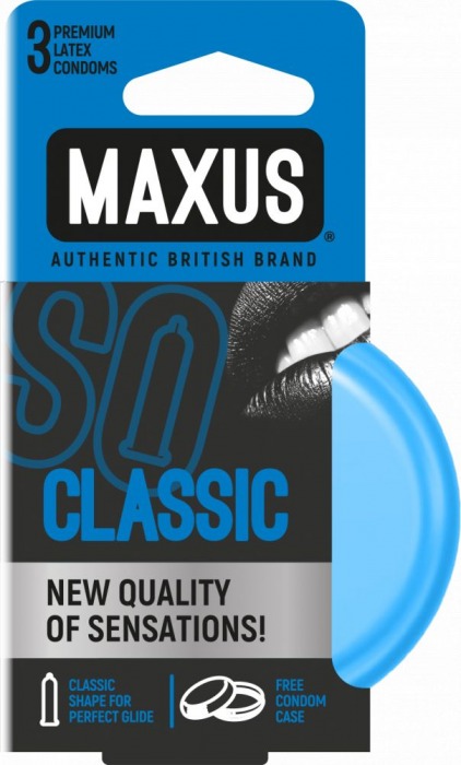 Классические презервативы в железном кейсе MAXUS Classic - 3 шт. - Maxus - купить с доставкой в Костроме