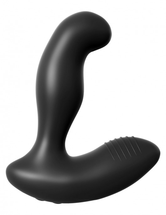 Черный массажер простаты Electro Stim Prostate Vibe с электростимуляцией - 13,3 см. - Pipedream - купить с доставкой в Костроме