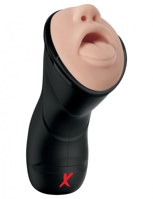 Мастурбатор-ротик Deep Throat Vibrating Stroker - Pipedream - в Костроме купить с доставкой