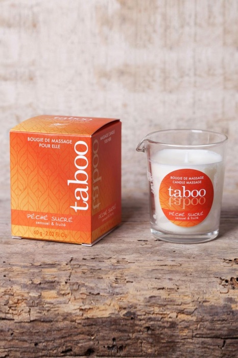 Массажное аромамасло с афродизиаками для женщин RUF Taboo Peche sucre - 60 гр. - RUF - купить с доставкой в Костроме
