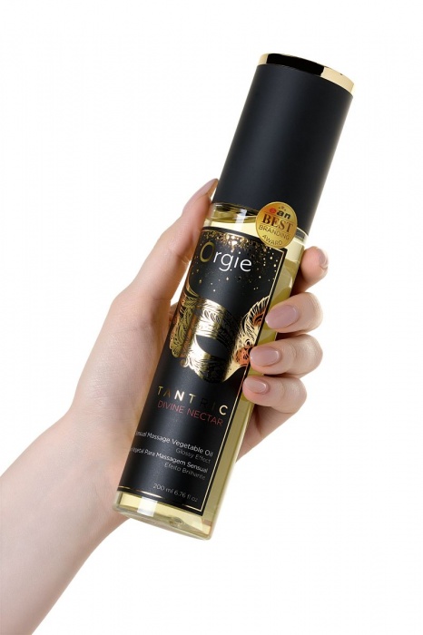 Растительное массажное масло Orgie Tantric Divine Nectar - 200 мл. - ORGIE - купить с доставкой в Костроме