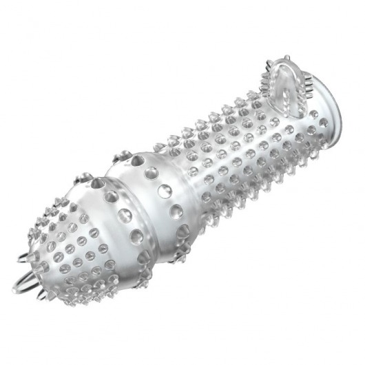 Закрытая прозрачная насадка Crystal sleeve - 14,2 см. - Erowoman-Eroman - в Костроме купить с доставкой