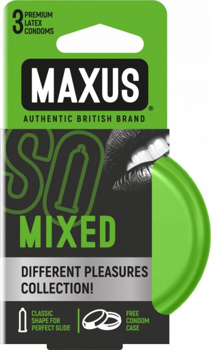 Презервативы в железном кейсе MAXUS Mixed - 3 шт. - Maxus - купить с доставкой в Костроме