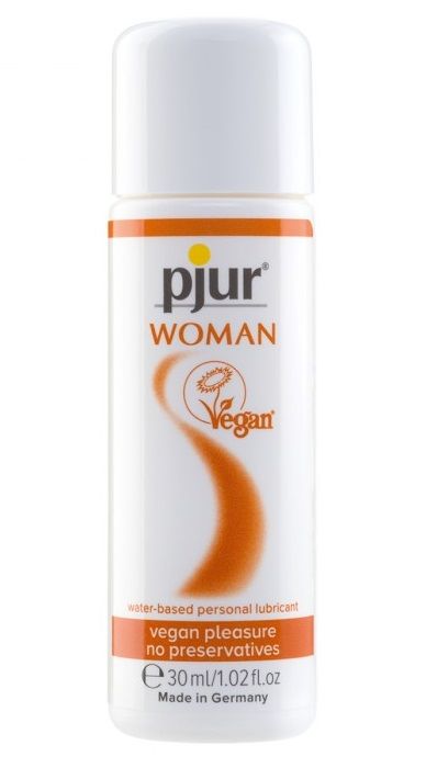 Лубрикант pjur WOMAN Vegan на водной основе - 30 мл. - Pjur - купить с доставкой в Костроме