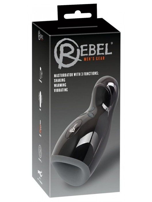 Черный мастурбатор Rebel Masturbator с нагревом - Orion - в Костроме купить с доставкой