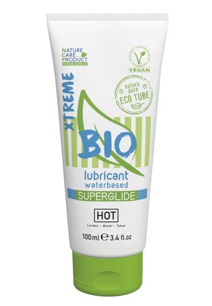 Интимный увлажняющий гель BIO SuperGlide Xtreme - 100 мл. - HOT - купить с доставкой в Костроме