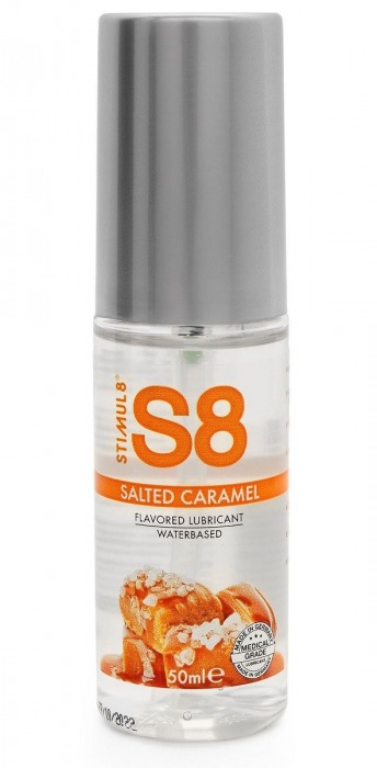 Лубрикант S8 Flavored Lube со вкусом солёной карамели - 50 мл. - Stimul8 - купить с доставкой в Костроме