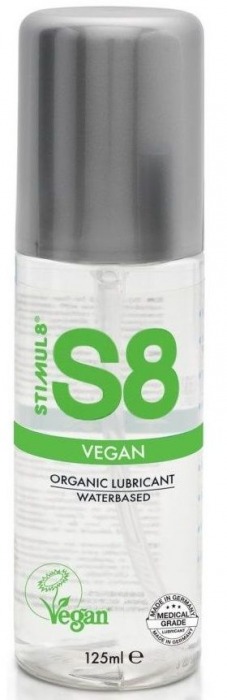Веганский лубрикант на водной основе S8 Vegan Lube - 125 мл. - Stimul8 - купить с доставкой в Костроме