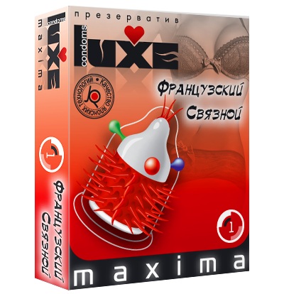 Презерватив LUXE Maxima  Французский связной  - 1 шт. - Luxe - купить с доставкой в Костроме
