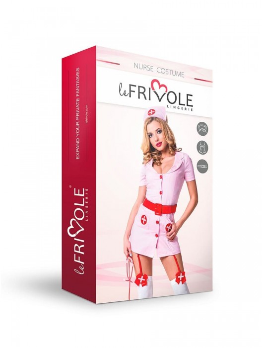 Розовый костюм похотливой медсестры - Le Frivole купить с доставкой