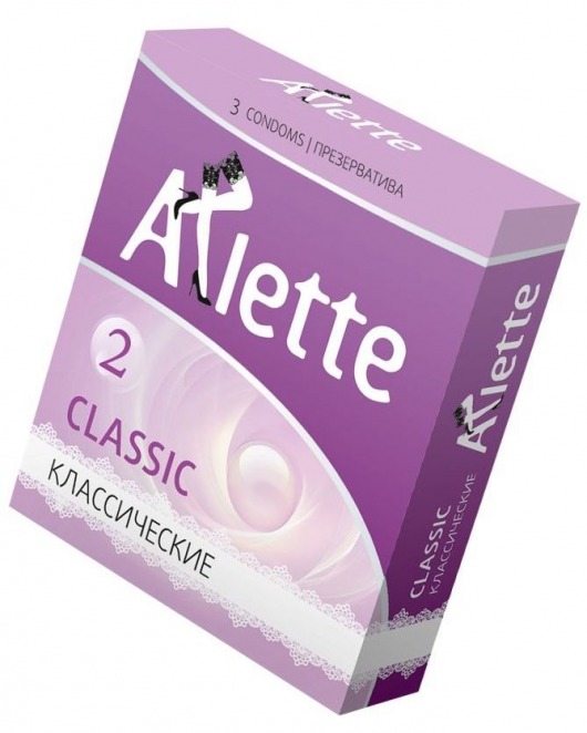 Классические презервативы Arlette Classic - 3 шт. - Arlette - купить с доставкой в Костроме