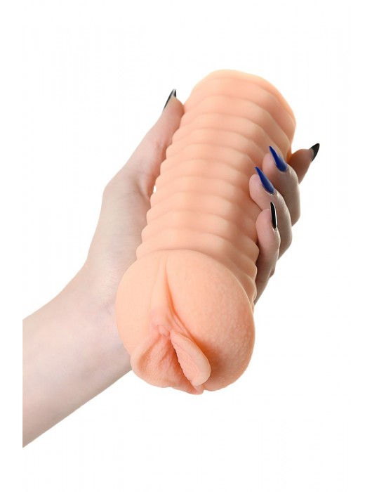 Мастурбатор-вагина ELEGANCE с ребрами на поверхности - KOKOS - в Костроме купить с доставкой