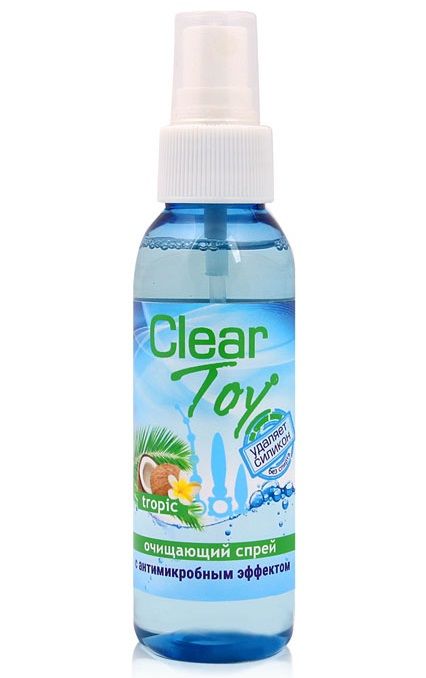 Очищающий спрей для игрушек CLEAR TOY Tropic - 100 мл. - Биоритм - купить с доставкой в Костроме