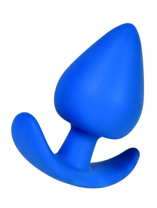 Синяя коническая пробочка из силикона - 11,5 см. - A-toys