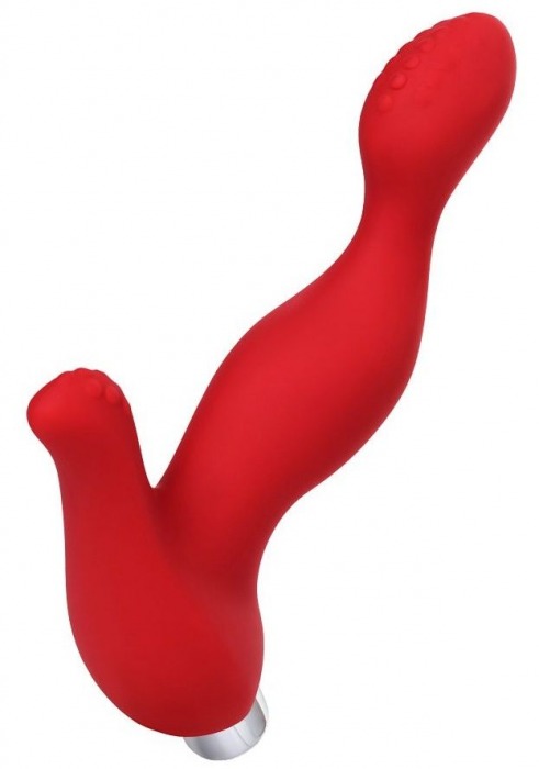 Красный силиконовый вибростимулятор простаты Proman - 12,5 см. - ToyFa - в Костроме купить с доставкой