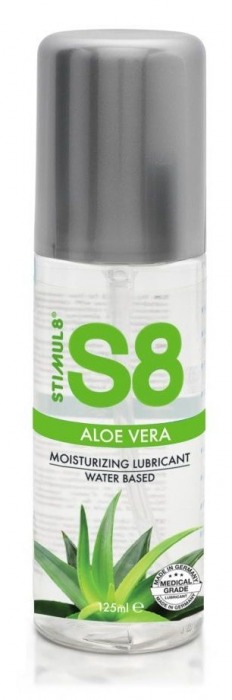 Лубрикант на водной основе S8 Aloe Vera Lube - 125 мл. - Stimul8 - купить с доставкой в Костроме