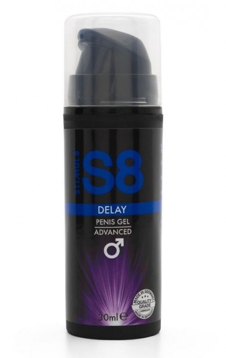 Пролонгирующий гель для мужчин S8 Delay Gel - 30 мл. - Stimul8 - купить с доставкой в Костроме