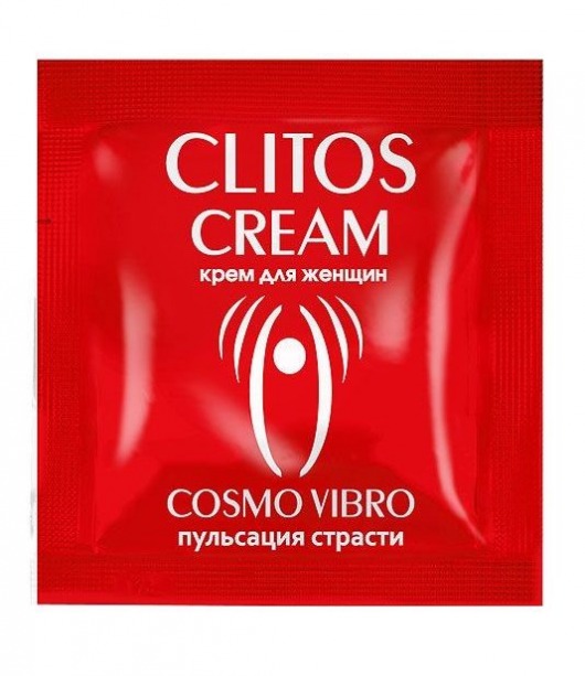 Пробник возбуждающего крема для женщин Clitos Cream - 1,5 гр. - Биоритм - купить с доставкой в Костроме