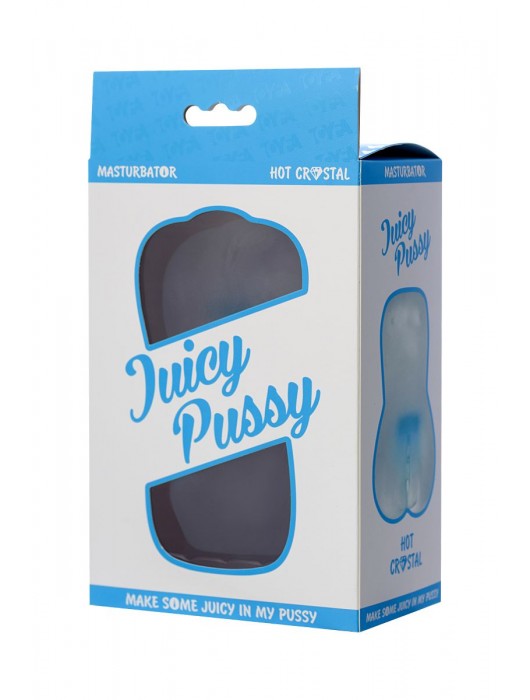 Прозрачный реалистичный мастурбатор Juicy Pussy Hot Crystal - ToyFa - в Костроме купить с доставкой