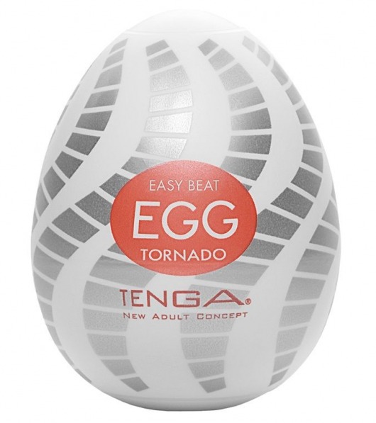 Мастурбатор-яйцо EGG Tornado - Tenga - в Костроме купить с доставкой