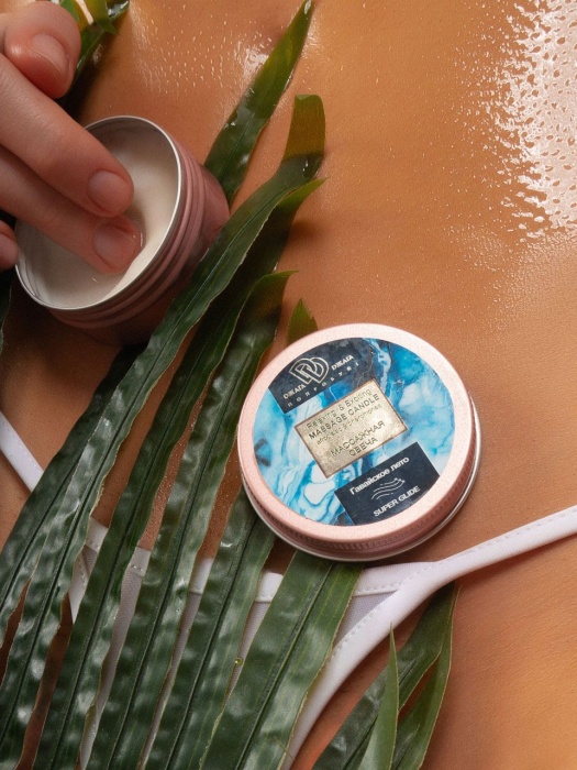 Массажная свеча  Гавайское лето - БиоМед - купить с доставкой в Костроме