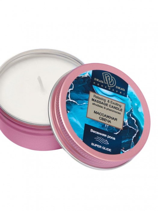 Массажная свеча  Весенняя роса - БиоМед - купить с доставкой в Костроме