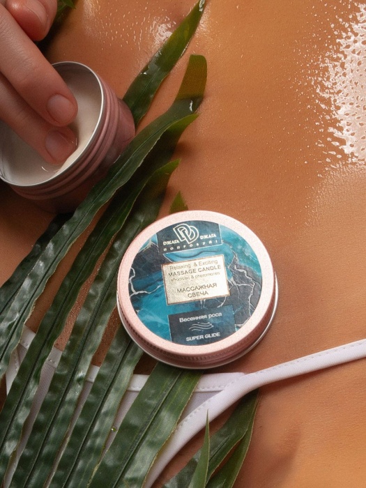 Массажная свеча  Весенняя роса - БиоМед - купить с доставкой в Костроме