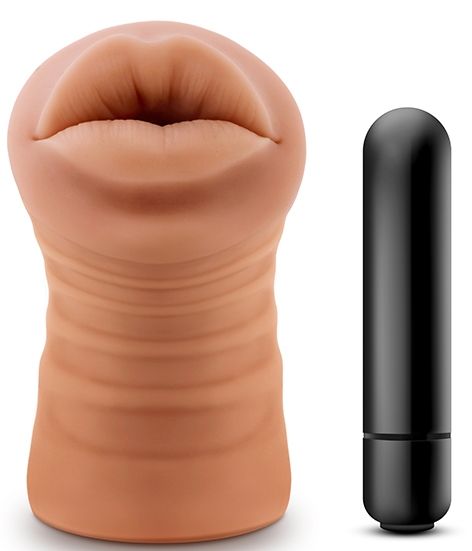 Кофейный мастурбатор-ротик Isabella - Blush Novelties - в Костроме купить с доставкой