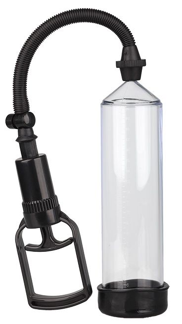 Прозрачная вакуумная помпа TRIGGER HANDLE PENIS PUMP - Dream Toys - в Костроме купить с доставкой