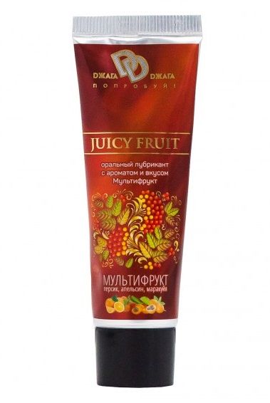Интимный съедобный лубрикант JUICY FRUIT с ароматом фруктов - 30 мл. - БиоМед - купить с доставкой в Костроме