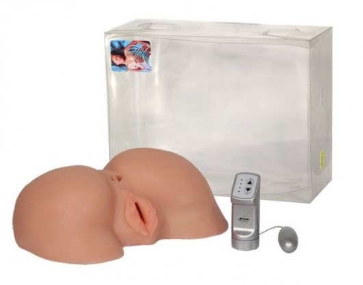 Реалистичная попка из неоскин с вибрацией - LOVETOY (А-Полимер) - в Костроме купить с доставкой