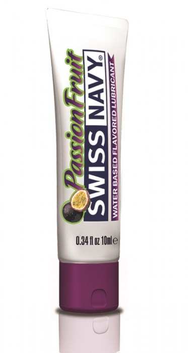 Лубрикант Swiss Navy Passion Fruit Lube с ароматом маракуйи - 10 мл. - Swiss navy - купить с доставкой в Костроме