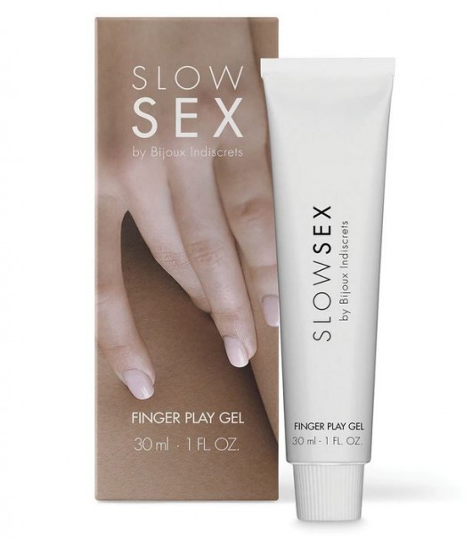 Гель для мастурбации с ароматом кокоса Slow Sex Finger Play Gel - 30 мл. - Bijoux Indiscrets - купить с доставкой в Костроме