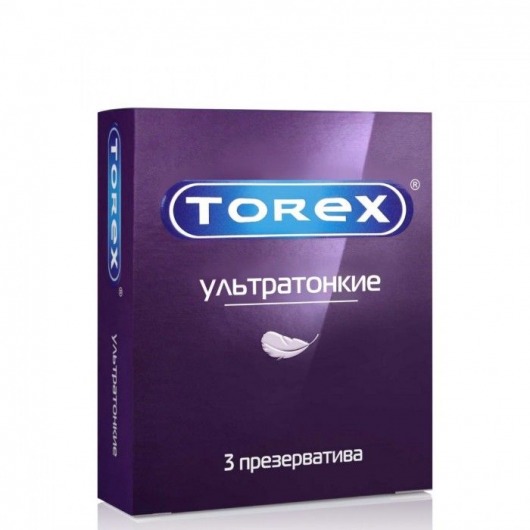 Презервативы Torex  Ультратонкие  - 3 шт. - Torex - купить с доставкой в Костроме