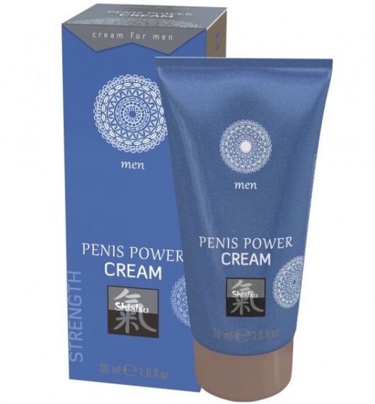 Возбуждающий крем для мужчин Penis Power Cream - 30 мл. - Shiatsu - купить с доставкой в Костроме