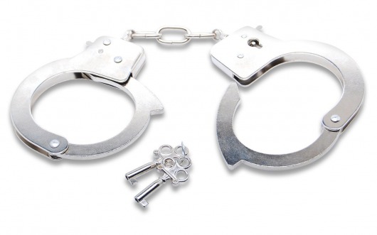 Наручники с ключами Official Handcuffs - Pipedream - купить с доставкой в Костроме